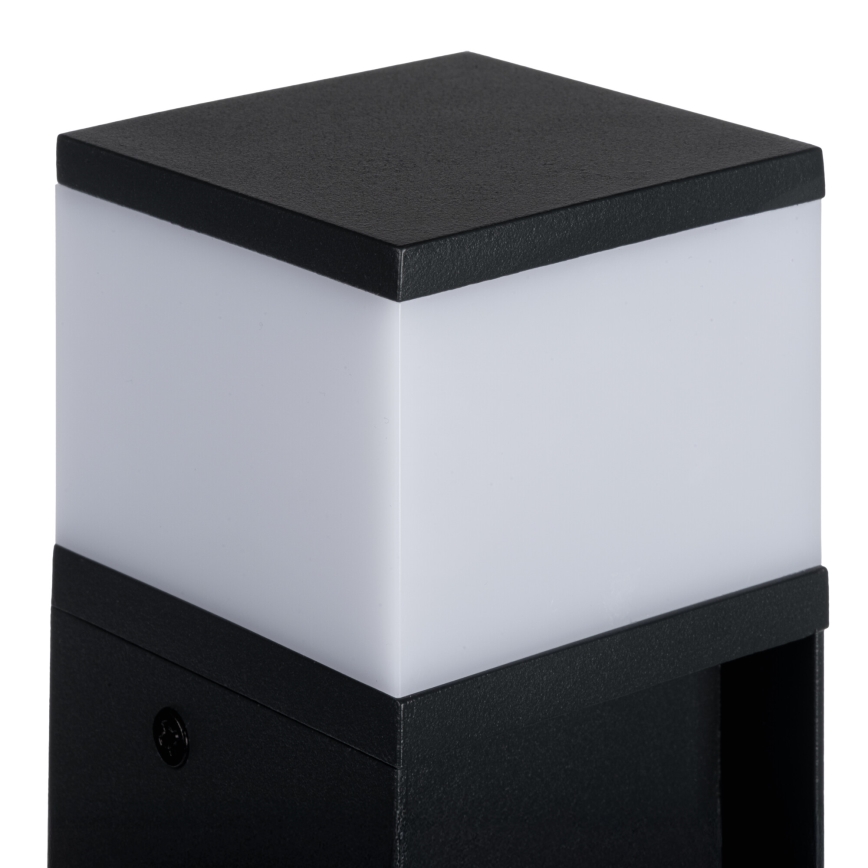 Venkovní lampa se 2 zásuvkami DASTEN 1xG9/11W/230V 50 cm IP44 černá