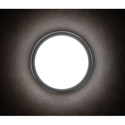 LED Venkovní stropní svítidlo BENO LED/24/30W/230V 3000/3500/4000K IP65 antracit kulatý