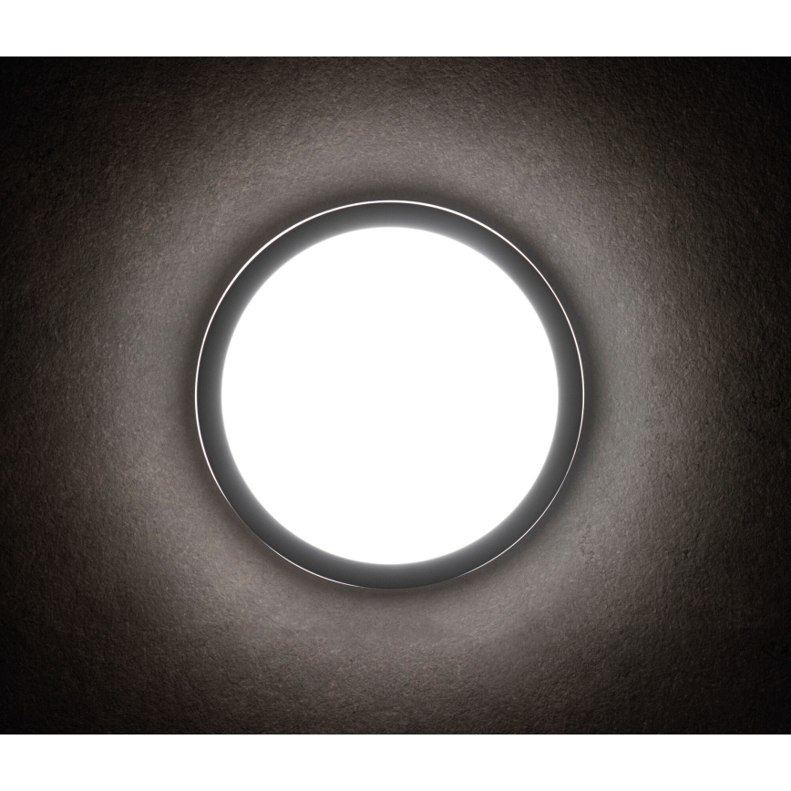 LED Venkovní stropní svítidlo BENO LED/24/30W/230V 3000/3500/4000K IP65 antracit kulatý