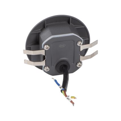 LED Schodišťové svítidlo se senzorem pohybu a soumraku EXIN LED/2,5W/230V 3000K IP65 antracit kulatý