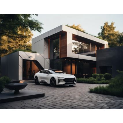 LED Venkovní nástěnné svítidlo XERTO LED/20W/230V 3000/4000/6500K IP65 černá