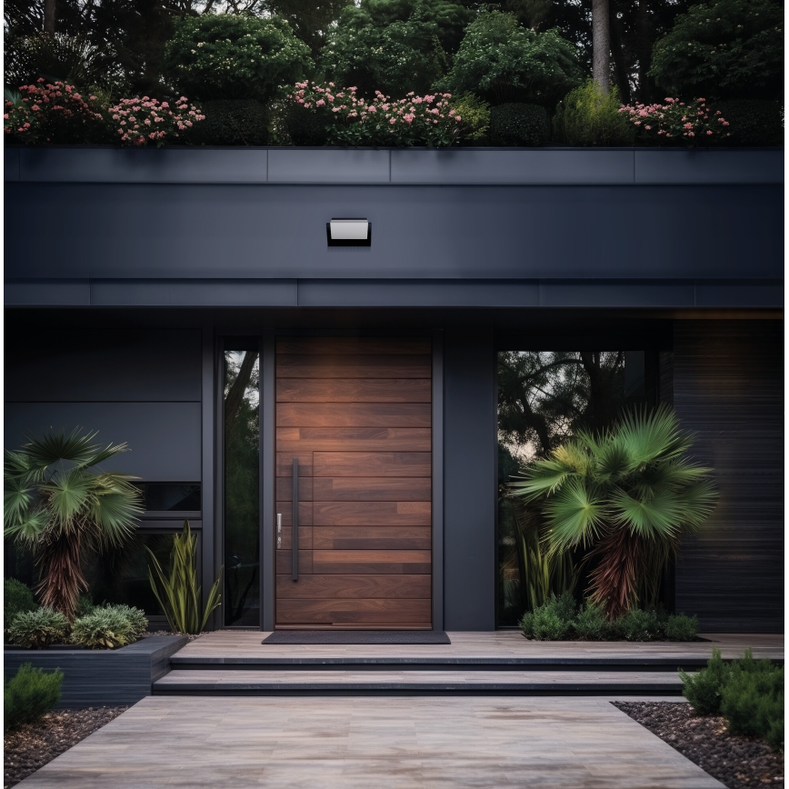 LED Venkovní nástěnné svítidlo se senzorem pohybu a soumraku XERTO LED/20W/230V 3000/4000/6500K IP44 černá