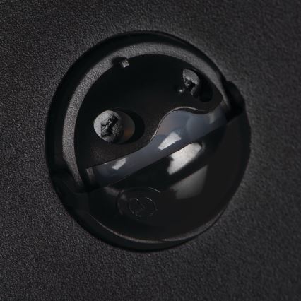 LED Venkovní nástěnné svítidlo se senzorem pohybu a soumraku XERTO LED/20W/230V 3000/4000/6500K IP44 černá