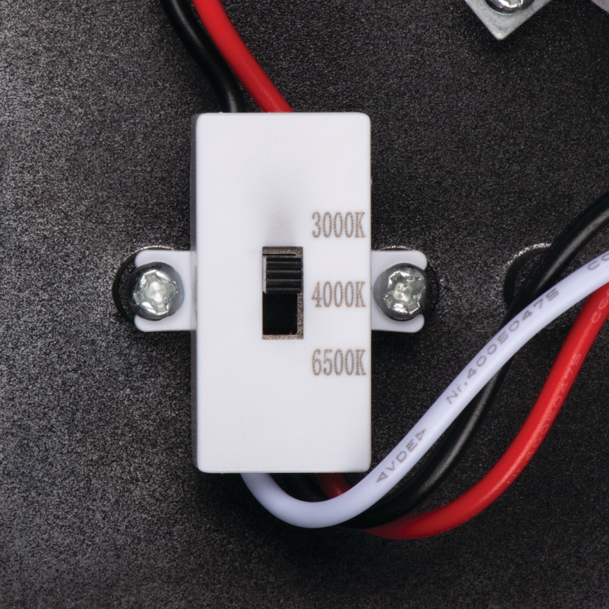 LED Venkovní nástěnné svítidlo se senzorem pohybu a soumraku XERTO LED/20W/230V 3000/4000/6500K IP44 černá