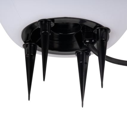 Venkovní lampa STONO 1xE27/15W/230V pr. 20 cm IP65 bílá