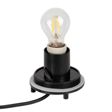 Venkovní lampa STONO 1xE27/15W/230V pr. 20 cm IP65 bílá