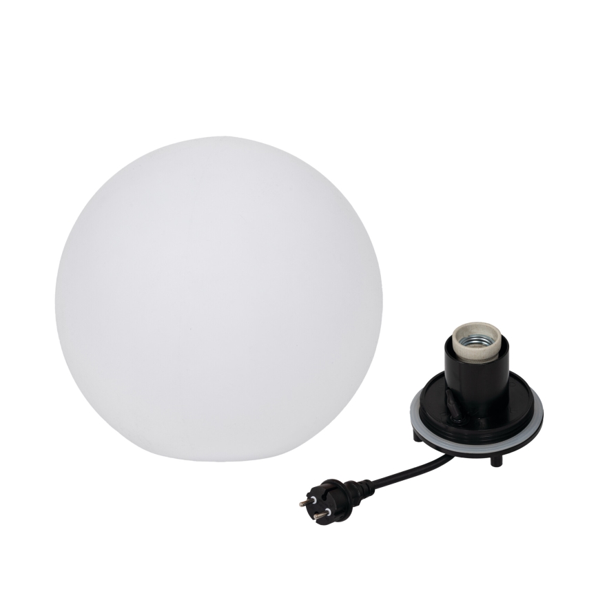 Venkovní lampa STONO 1xE27/20W/230V pr. 30 cm IP65 bílá