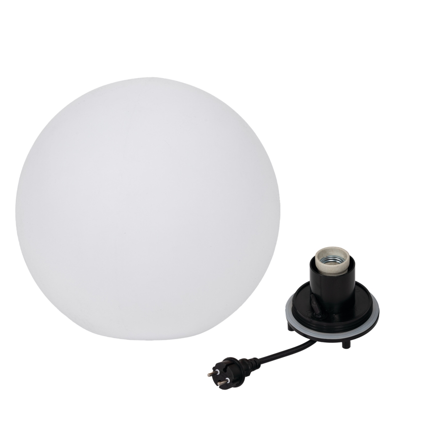 Venkovní lampa STONO 1xE27/20W/230V pr. 40 cm IP65 bílá