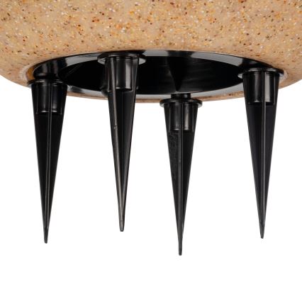 Venkovní lampa STONO 1xE27/20W/230V pr. 30 cm IP65 béžová