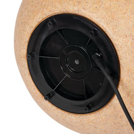 Venkovní lampa STONO 1xE27/20W/230V pr. 30 cm IP65 béžová