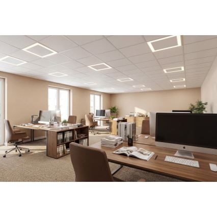 LED Podhledový rám AVAR LED/32W/230V 3000/4000/6000K 60x60 cm UGR19