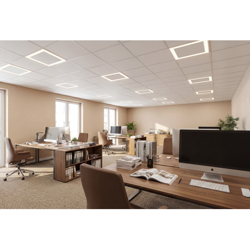 LED Podhledový rám AVAR LED/32W/230V 3000/4000/6000K 60x60 cm UGR19