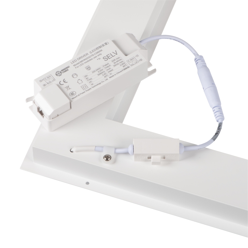 LED Podhledový rám AVAR LED/32W/230V 3000/4000/6000K 60x60 cm UGR19