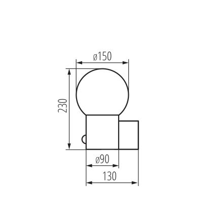 Venkovní nástěnná lampa se senzorem pohybu a soumraku STONO 1xE27/15W/230V IP65 antracit