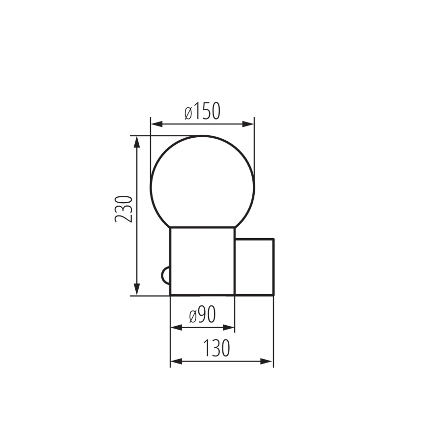 Venkovní nástěnná lampa se senzorem pohybu a soumraku STONO 1xE27/15W/230V IP65 antracit
