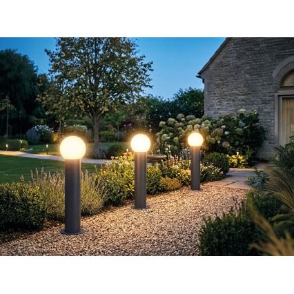 Venkovní lampa STONO 1xE27/15W/230V 50 cm IP65 antracit
