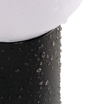 Venkovní lampa se senzorem pohybu a soumraku STONO 1xE27/15W/230V 50 cm IP65 antracit