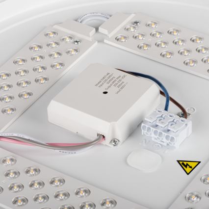 LED Stmívatelné stropní svítidlo LIXAN LED/47W/230V 3000-6500K pr. 38,6 cm bílá/černá + dálkové ovládání