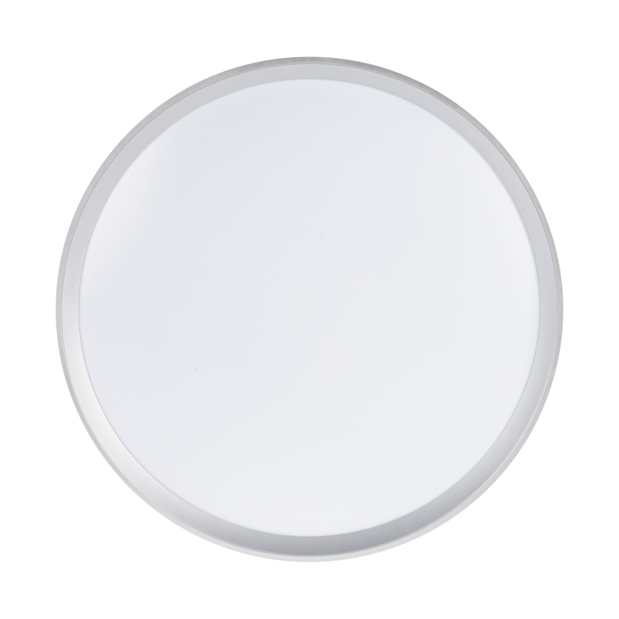 LED Stmívatelné stropní svítidlo LIXAN LED/65W/230V 3000-6500K pr. 48,6 cm bílá/stříbrná + dálkové ovládání