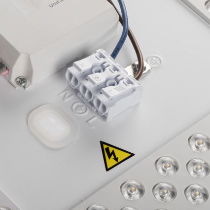 LED Stmívatelné stropní svítidlo LIXAN LED/65W/230V 3000-6500K pr. 48,6 cm bílá/stříbrná + dálkové ovládání