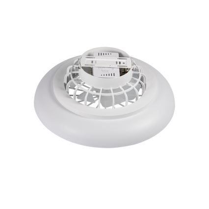 LED RGBW Stmívatelné stropní svítidlo s ventilátorem PLAVE PAN LED/24W/230V 3000-6500K pr. 48,5 cm bílá + dálkové ovládání