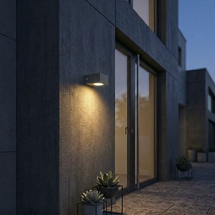 Venkovní nástěnné svítidlo LEGINO 1xGX53/11W/230V 80 cm IP65 antracit