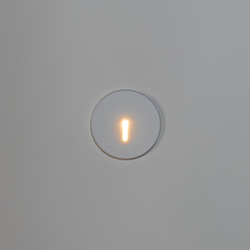 LED Schodišťové svítidlo MAGNIK LED/1,7W/230V 2700/3300/3900/4600/5700K bílá kulatý