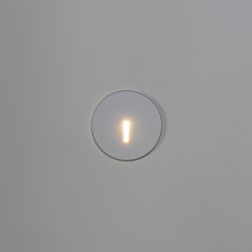 LED Schodišťové svítidlo MAGNIK LED/1,7W/230V 2700/3300/3900/4600/5700K bílá kulatý