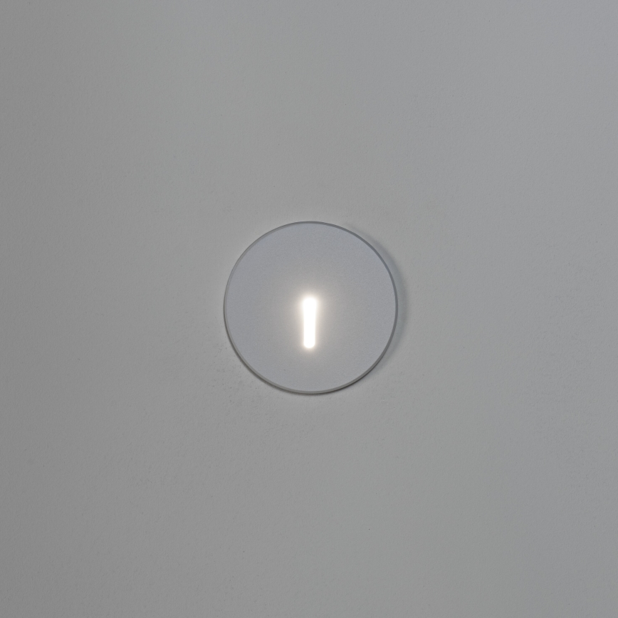 LED Schodišťové svítidlo MAGNIK LED/1,7W/230V 2700/3300/3900/4600/5700K bílá kulatý