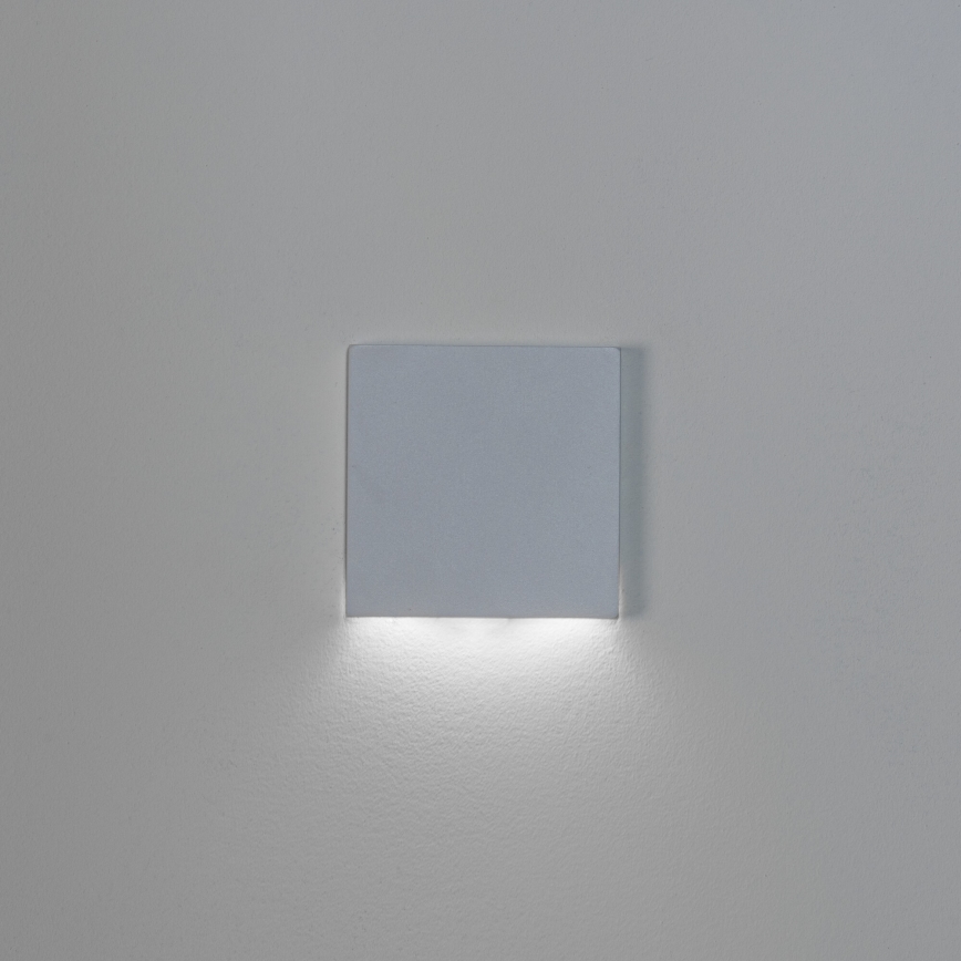 LED Schodišťové svítidlo MAGNIK LED/1,7W/230V 2700/3300/3900/4600/5700K bílá hranatý