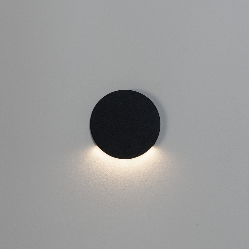 LED Schodišťové svítidlo MAGNIK LED/1,7W/230V 2700/3300/3900/4600/5700K černá kulatý