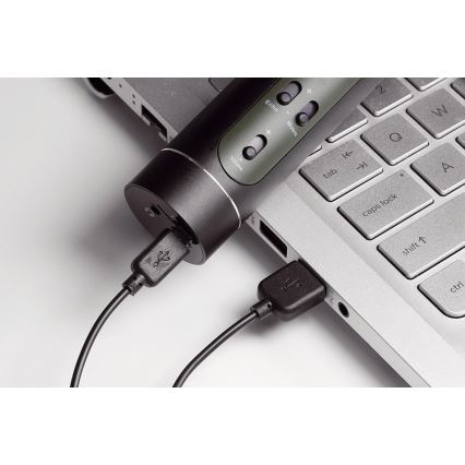 Karaoke mikrofon 6W/5V 1500 mAh Bluetooth černá