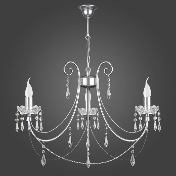 Kemar KN/3/CR - Lustr CRISTAL 3xE14/60W/230V