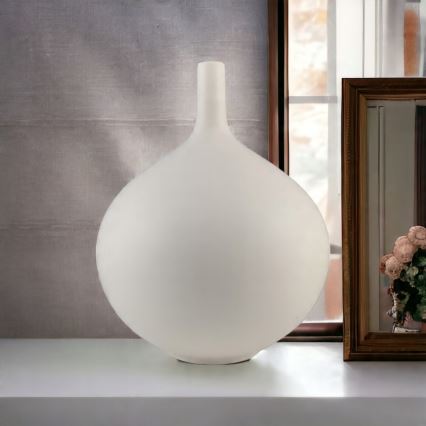 Keramická váza 24 cm bílá