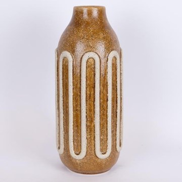 Keramická váza 39x16,3 cm hnědá