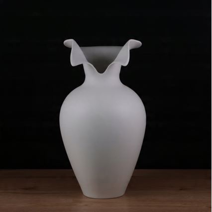 Keramická váza 42x23 cm bílá