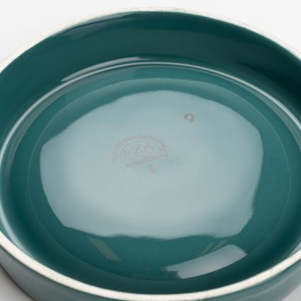 Keramický popelník 13 cm tyrkysová