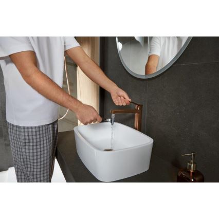 KFA Armatura 4522-712-34 - Umyvadlová baterie + výpusť MALAGA 30,3 cm rose gold