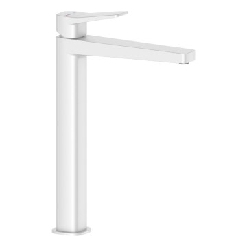 KFA Armatura 4522-712-44 - Umyvadlová baterie + výpusť MALAGA 30,3 cm bílá