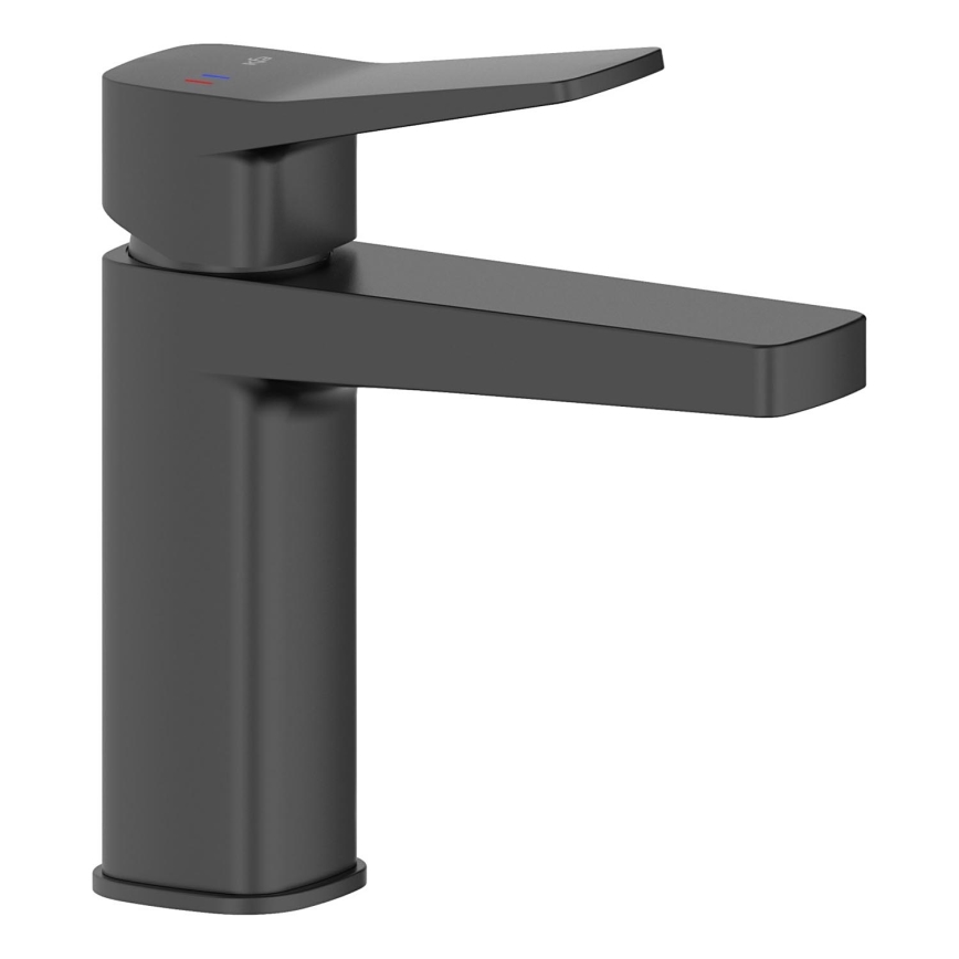 KFA Armatura 4522-825-81 - Umyvadlová baterie + výpusť MALAGA 17 cm černá