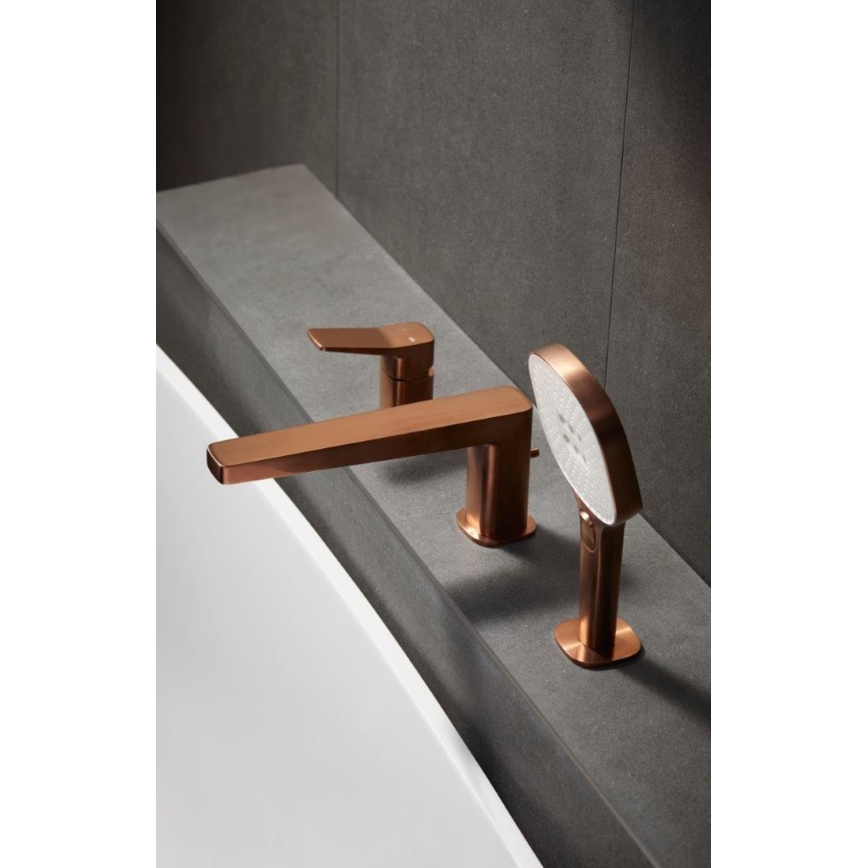 KFA Armatura 4525-210-34 - Vanová baterie 3-otvorová MALAGA rose gold