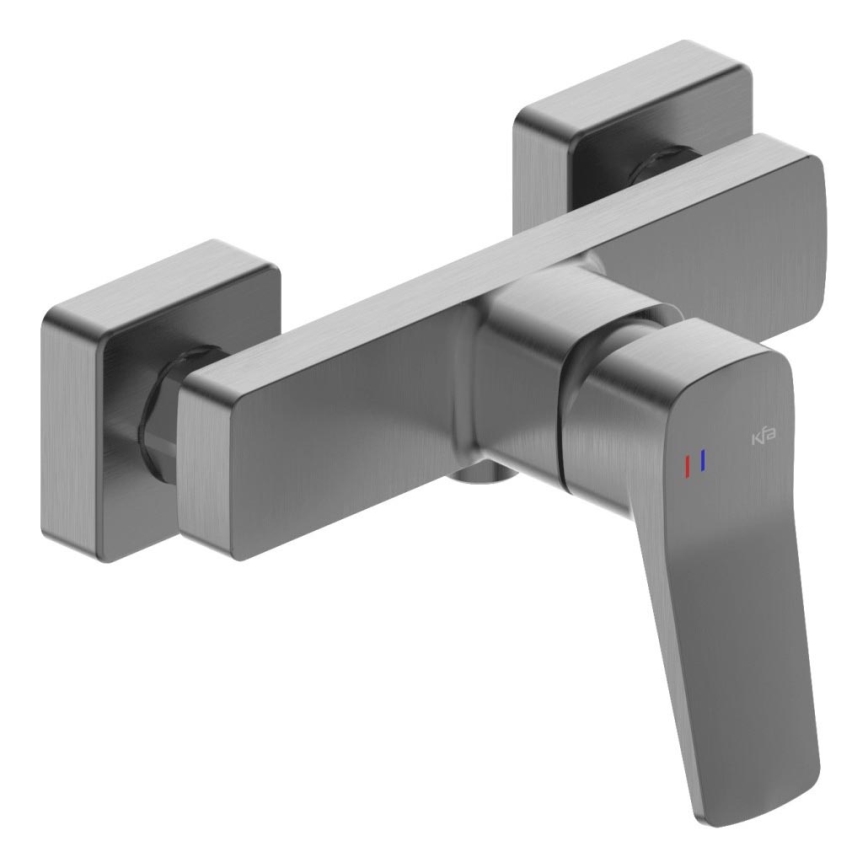 KFA Armatura 4526-010-61 - Sprchová baterie MALAGA metalicky šedá