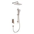 KFA Armatura 4529-301-34 - Sprchová sada s podomítkovou baterií MALAGA rose gold