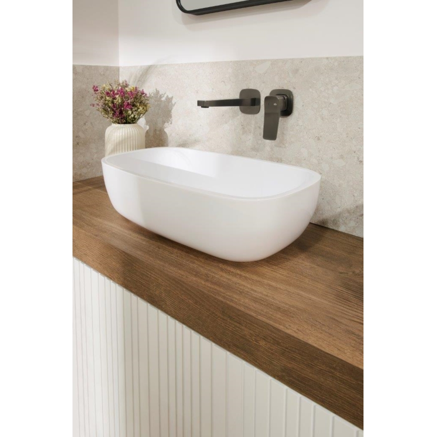 KFA Armatura 4529-810-61 - Umyvadlová baterie pro podomítkovou instalaci MALAGA metalicky šedá