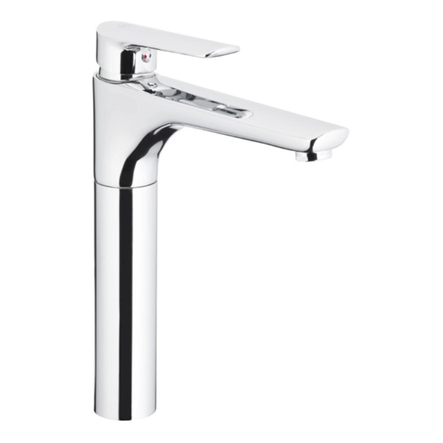 KFA Armatura 5022-712-00 - Umyvadlová baterie + výpusť s přepadem TANZANIT 28,4 cm lesklý chrom