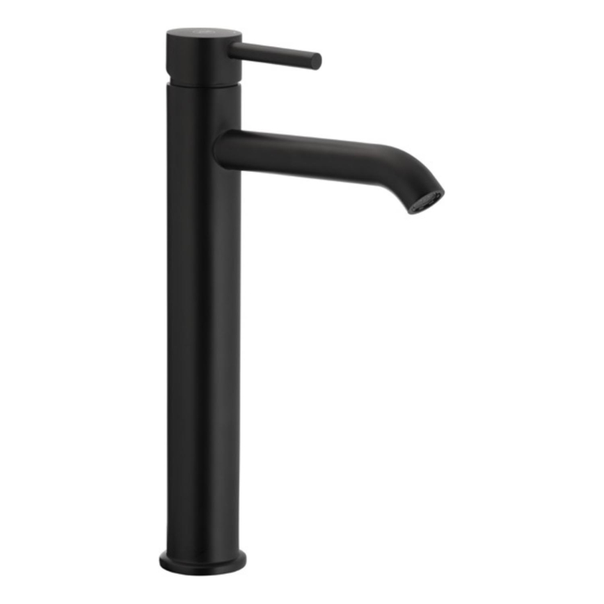 KFA Armatura 5032-612-81 - Umyvadlová baterie + výpusť s přepadem MOZA 33 cm matná černá