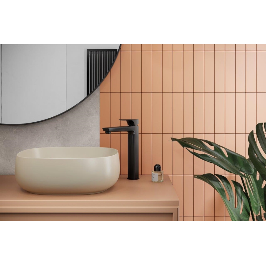 KFA Armatura 5532-612-81 - Umyvadlová baterie MOKAIT 27,9 cm mosaz/matná černá