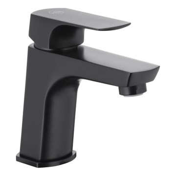 KFA Armatura 5532-815-81 - Umyvadlová baterie + výpusť s přepadem MOKAIT 13,9 cm mosaz/matná černá