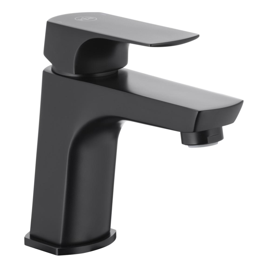 KFA Armatura 5532-815-81 - Umyvadlová baterie + výpusť s přepadem MOKAIT 13,9 cm mosaz/matná černá