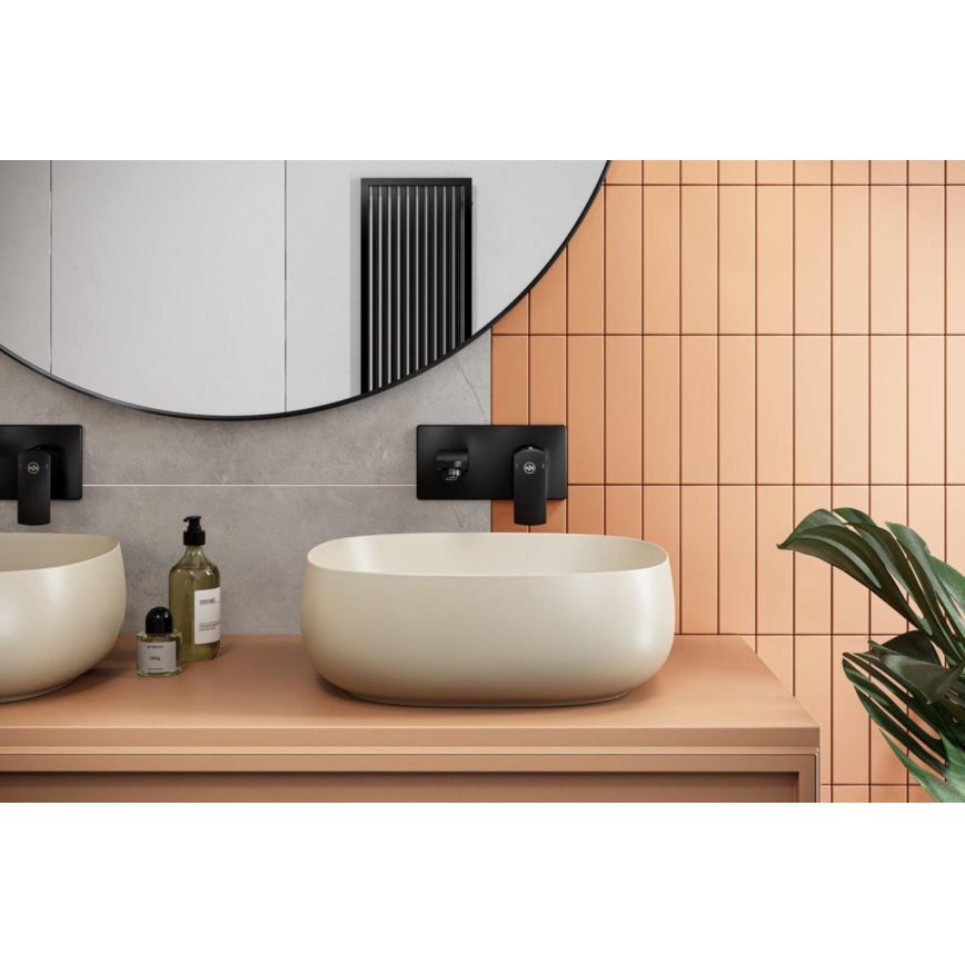 KFA Armatura 5539-810-81 - Umyvadlová baterie pro podomítkovou instalaci MOKAIT mosaz/matná černá